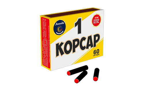  Петарды Корсар 1 в пленке  в Судаке