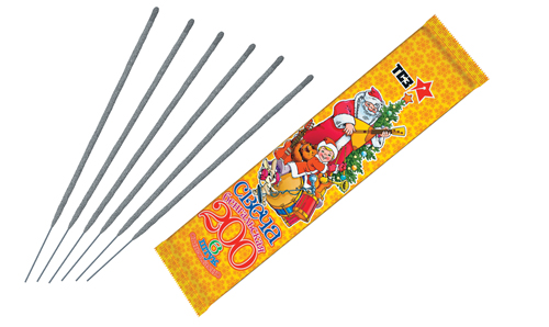  Бенгальские свечи 6 шт 200 мм в пакете  в Судаке